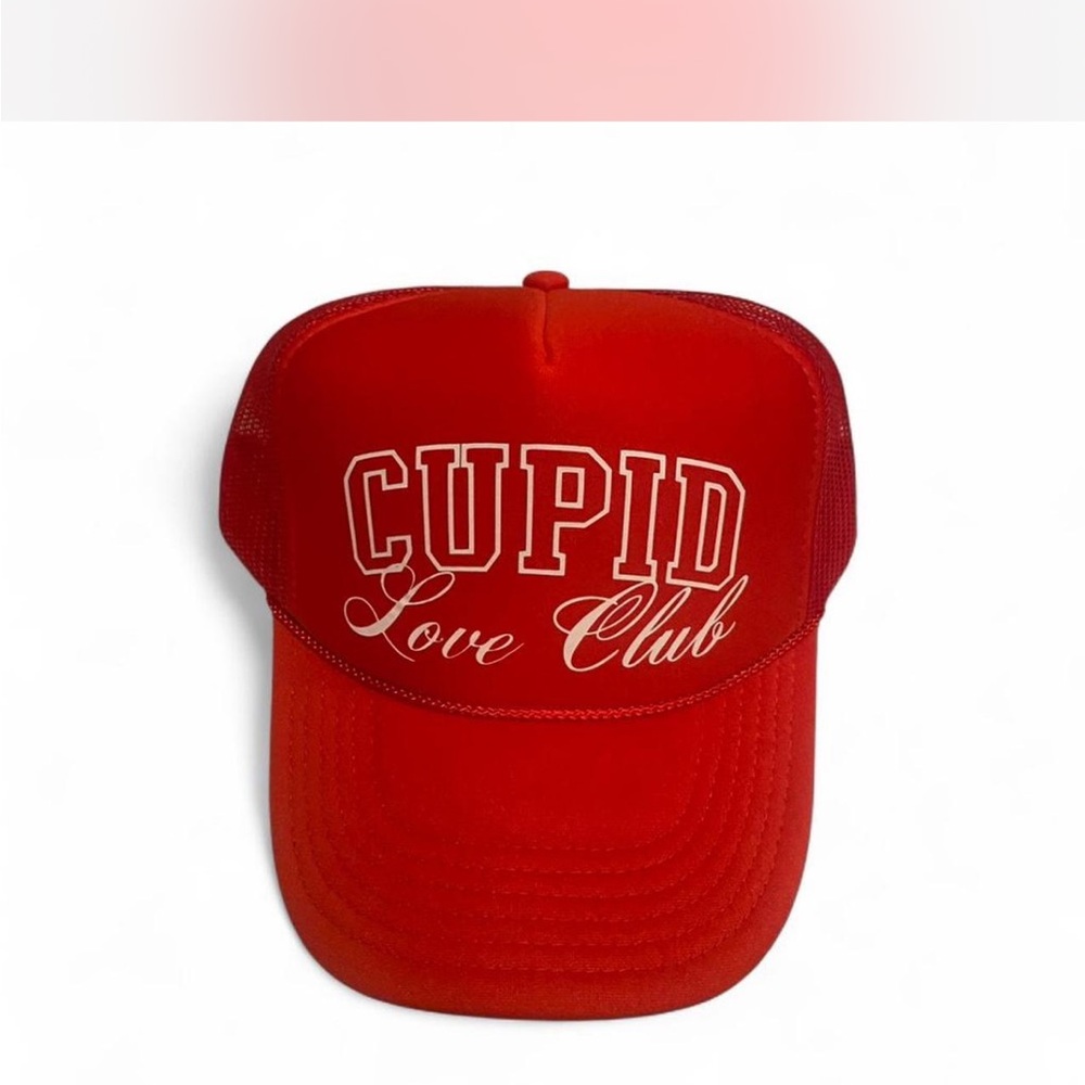 Red Cupid Love Club Trucker Hat